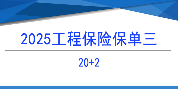 工程保險,20+2