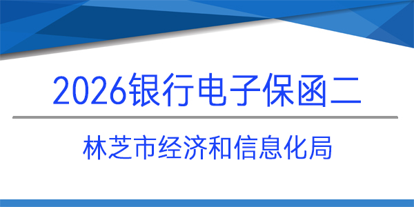林芝市經濟和信息化局,投標保函,銀行保函,電子保函